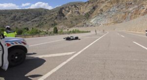 İspir’de motosiklet kazası: 1 Yaralı